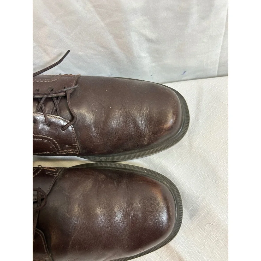 SAS Oxford Shoes 12 N Brown Leather Lace Up Tripad Comfort Mens